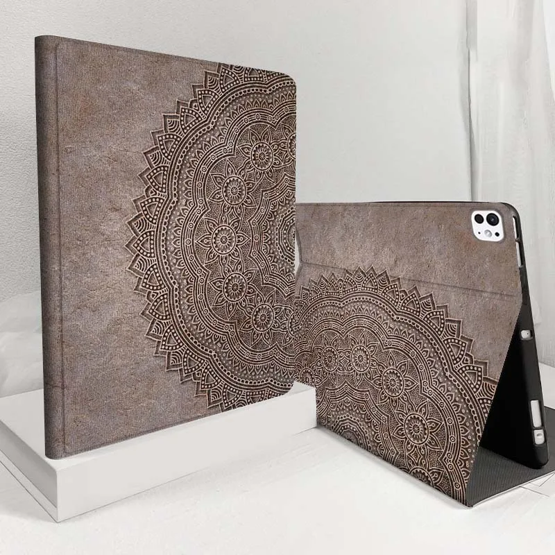 

Teal gold vintage texture For iPad Pro Air 5 4 3 13 11 8 7 6 5 10th 7th 6th 10.5 12.9 10.9 Tablet Case