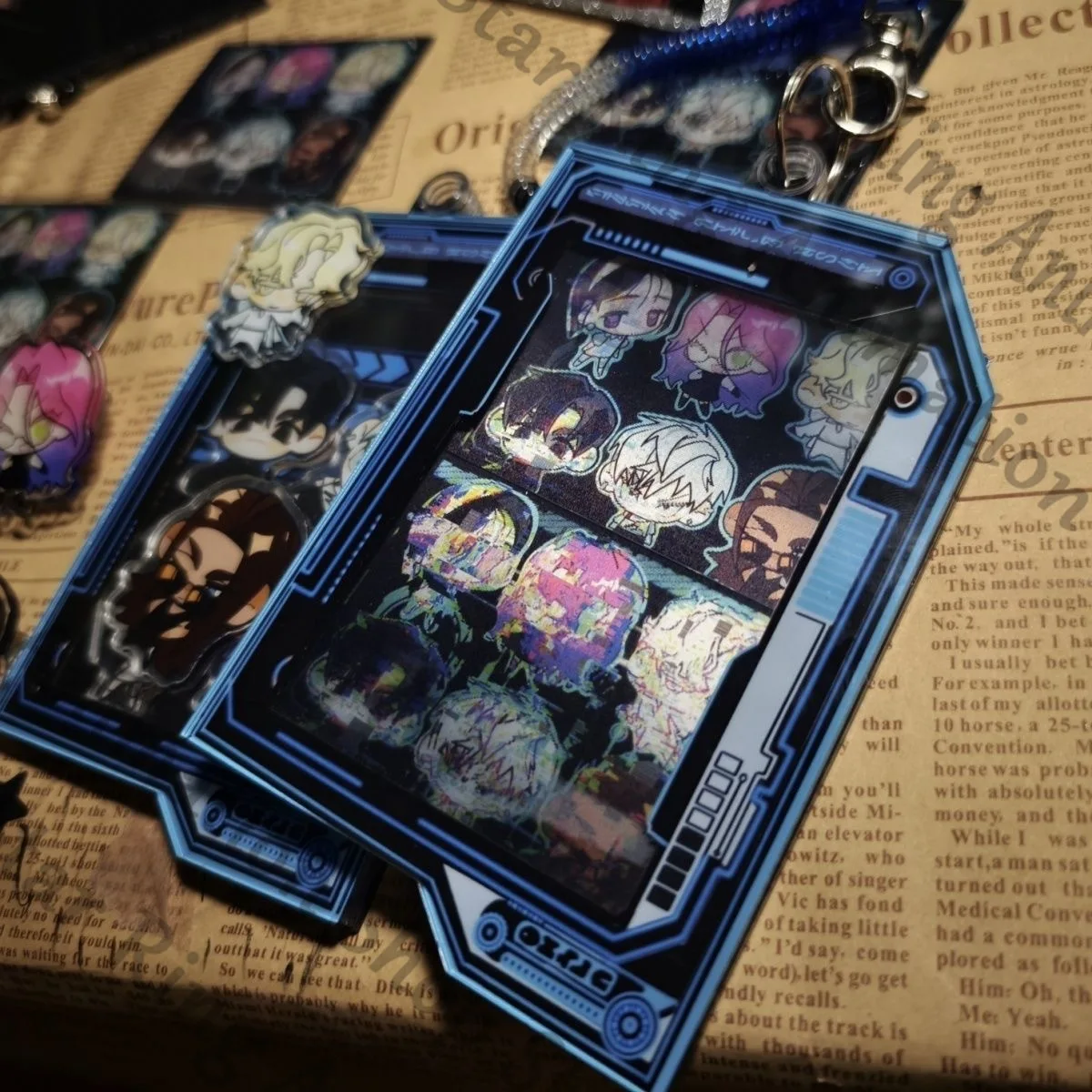 

Anime Alien Stage Mizi Sua Till Ivan Hyuna Luka Acrylic Coloured Paper Card Holder Grating Standing Sign Cospaly Cartoon