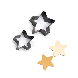 2pcs Steel Blade Leather Die Cut Star Shape Leather Cutting Mold Dies for Leather Cutter DIY Leather Crafts