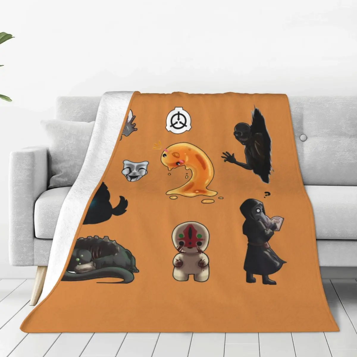 The SCP's SCP 999 Blanket Soft Warm Flannel Throw Blanket Plush for Bed Living room Picnic Travel Home Sofa