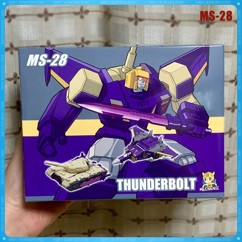 

Mft Blitzwing Thunderbolt Ms28 Ms-28 Mini Pocket Action Figure Robot Custom Model Collection Toys Gift 12cm In Stock