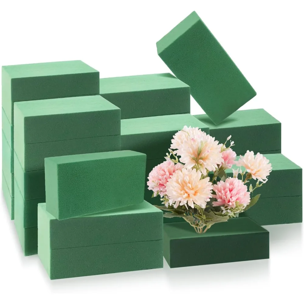 1/5/8Pcs Floral Foam Blocks,Green Wet Dry Flower Foam Blocks for Florist Fresh Artificial Flower Arrangements DIY Craft Supplies