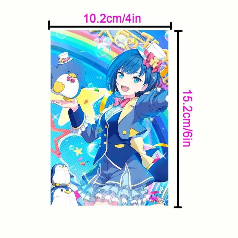 10/30 قطعة مشروع لطيف Sekai الشكل المشارك بطاقة روي موموي إيري الكرتون جدار الكولاج عدة النوم ديكور المنزل بطاقات المراهقين المقتنيات #2