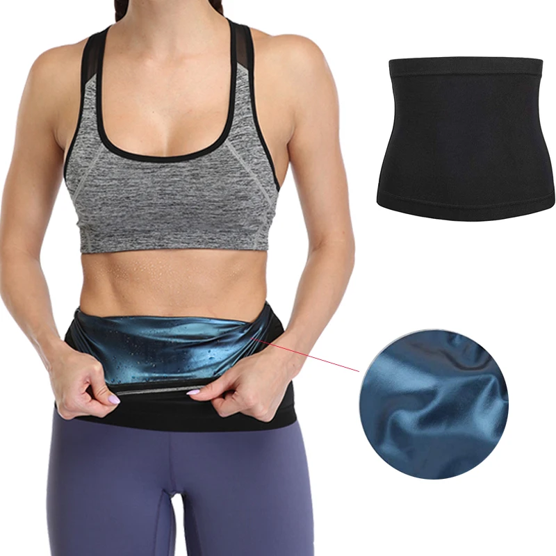 Sauna Waist Trimmer Belly Wrap Workout Sport Sweat Band Abdominal Trainer Weight Loss Body Shaper Tummy Control Slimming Belt