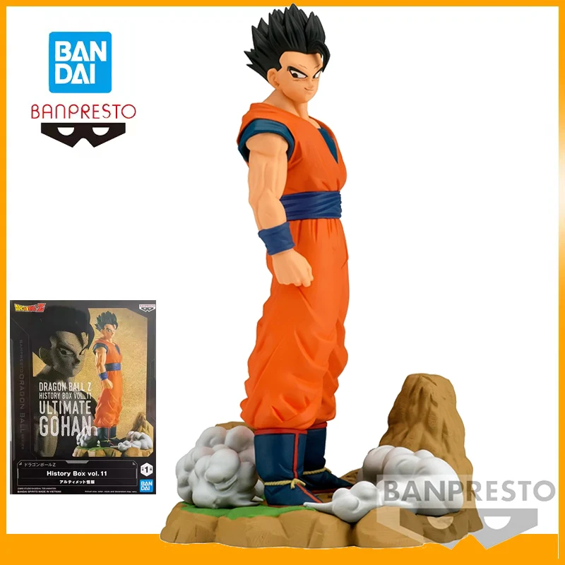 

Original Bandai Banpresto Dragon Ball Z History Box Son Gohan Anime Action Figures Model Figure Collections Fast Shipping 12Cm