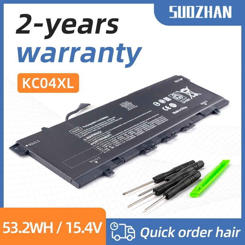 Suozhan Kc04xl Bateria do Portátil para hp Envy 13-ah0001nw Ah0003ne Ah1507sa Tpn-w136 W133 W141 L085442b1 1c1 Hstnn-db8p L08496855
