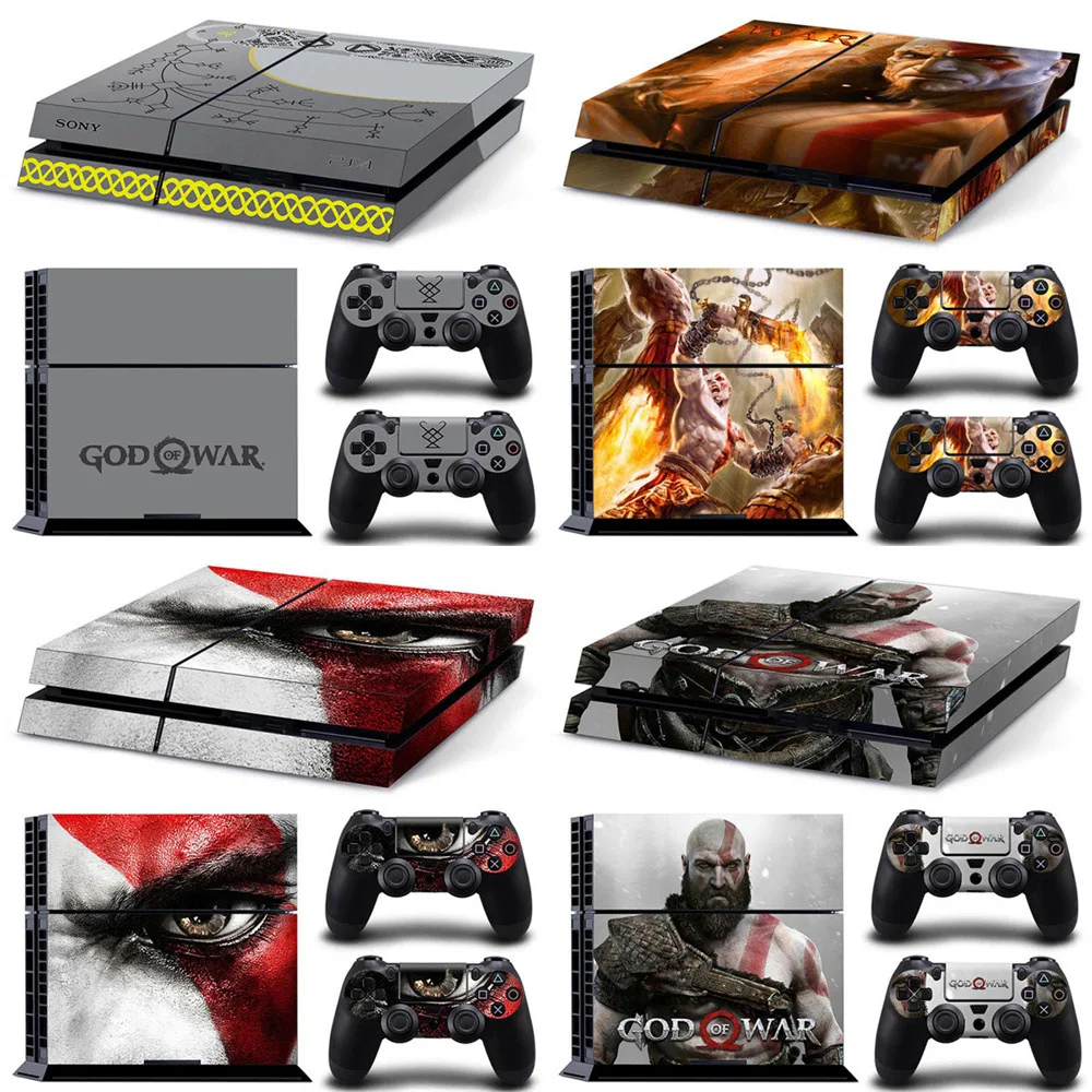 

Make Your PS4 Stand Out with Colorful God of War Controller Skins and Decals