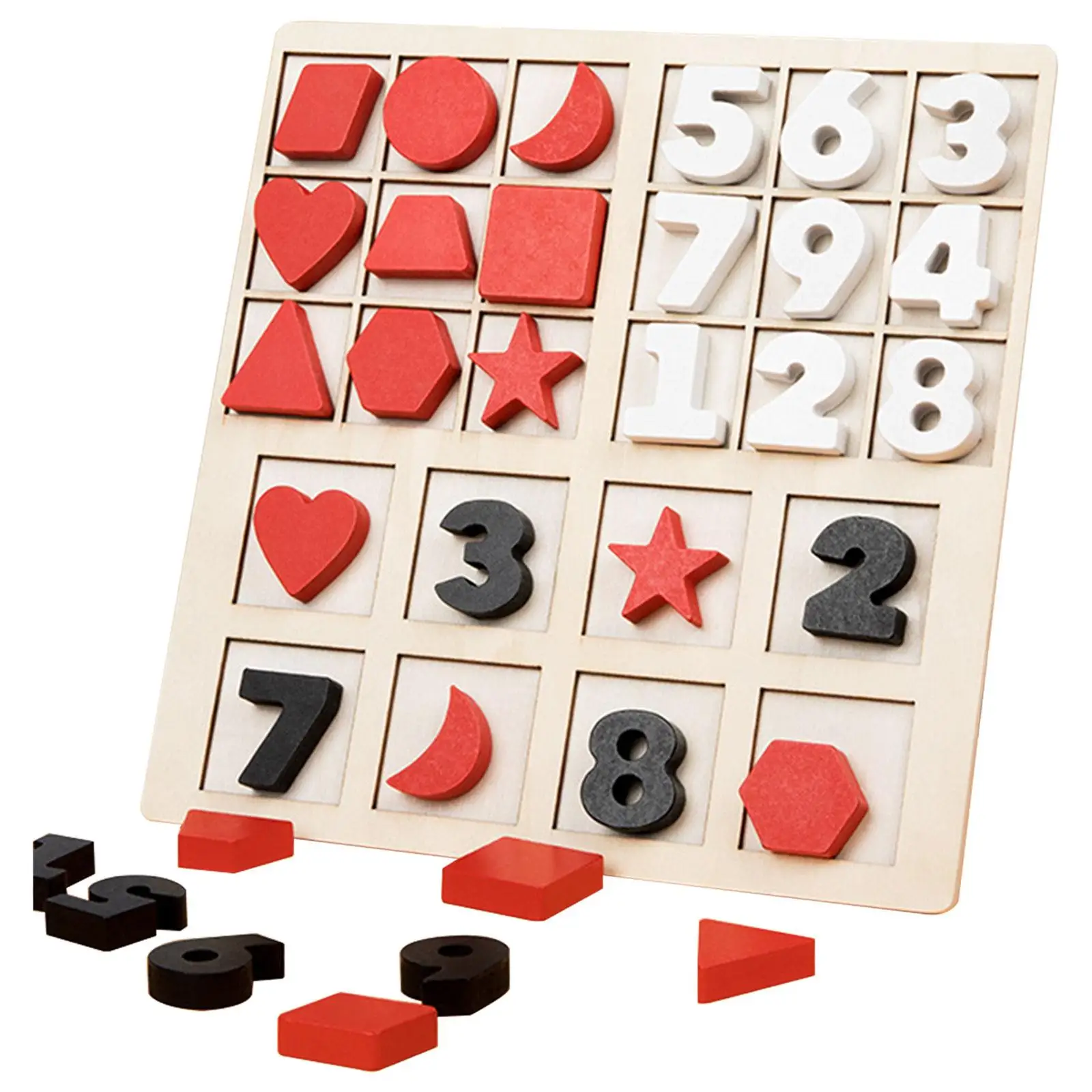 Number Geometry Game Logical Thinking Game Holiday Gifts Interactive Toys Children Early Education for Girls Children Boys