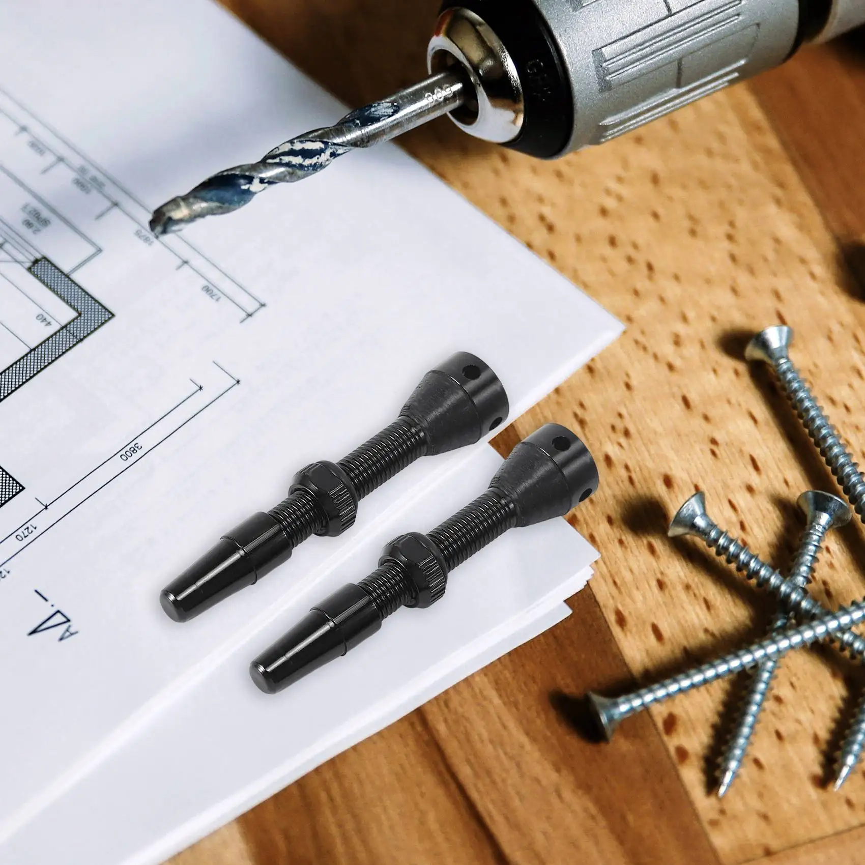 ABLB-1 زوج 44 مم صمام هواء لايحتاج لدراجة الطريق وجذع صمام لايحتاج MTB