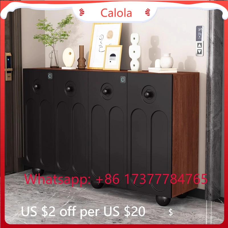 Home Capacity Shoe Rack Cabinet Door Design Outdoor Entryway Shoe Shelf Furniture
