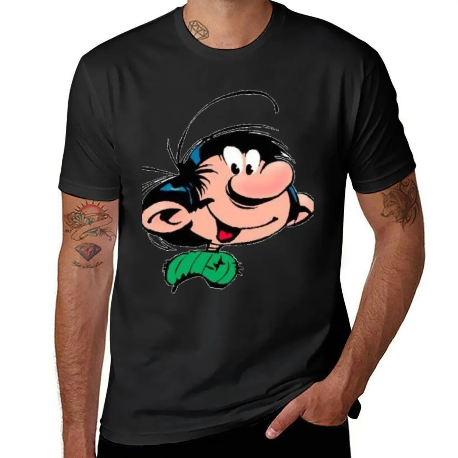 Gaston lagaffe T-Shirt shirts graphic tees blacks graphics t shirts for men