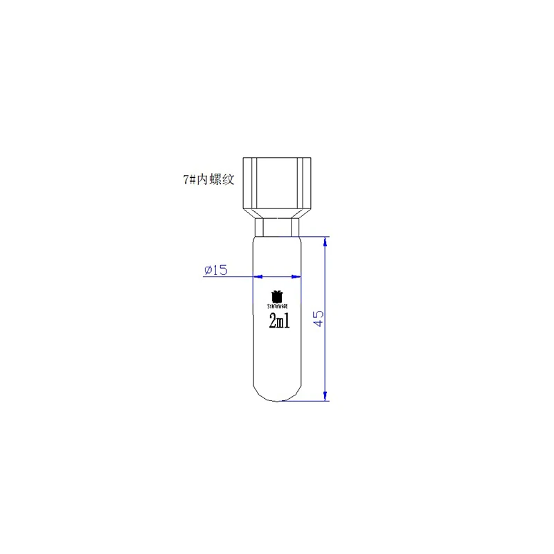 

SYNTHWARE Thick walled pressure resistant bottle, PRESSURE VESSEL, HEAVY WALL, Without PTFE internal thread plug, P16