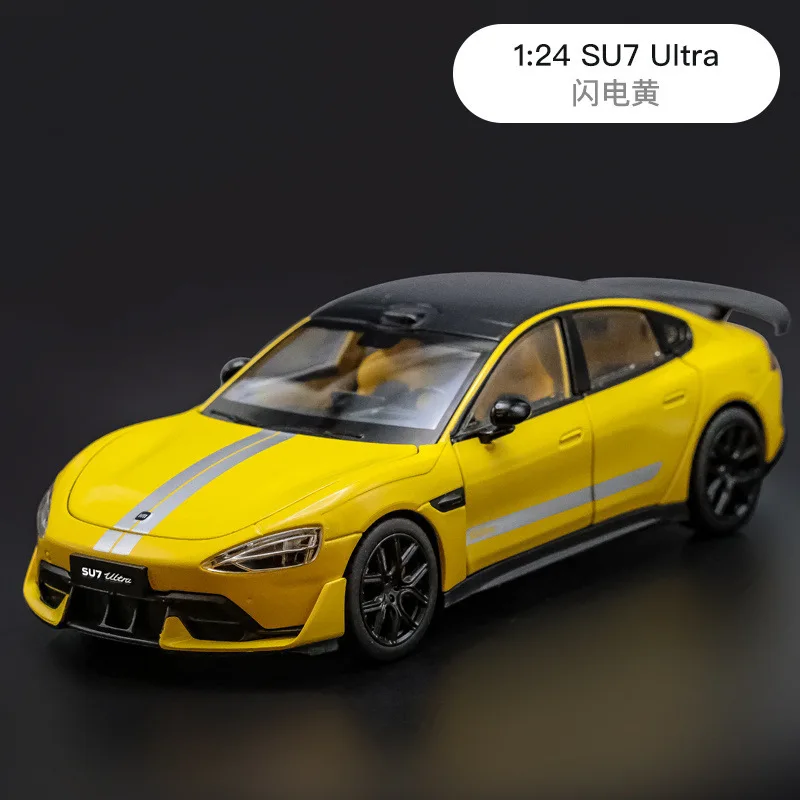 Edizione modello di auto in lega 1: 24 Su-7, blu del Golfo, modello di auto viola al tramonto, ornamento della collezione avanzata