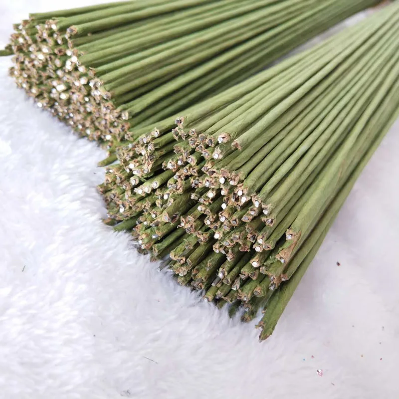1mm 2/3/4/5mm 40/60cm Dunkelgrüner Draht Seidenblumen-Stiel DIY Handgefertigter Dekorativer Kranz Künstliche Blumenzweige Floristik-Bastelbedarf – Detail 7