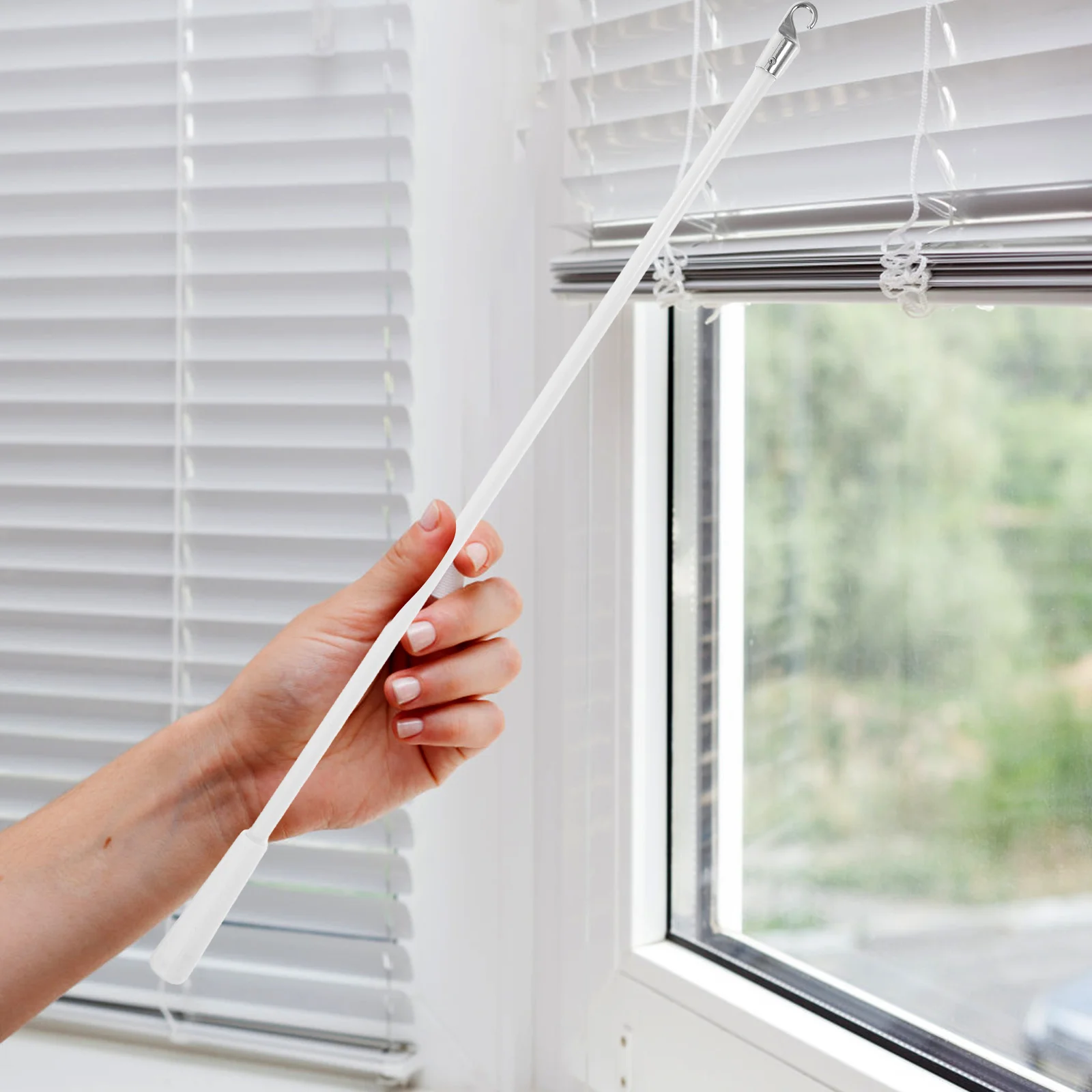 2pcs Blinds Wand Replacement Fiberglass Alloy Easy Install Simple Push Operation For Vertical Curtains Window Blind