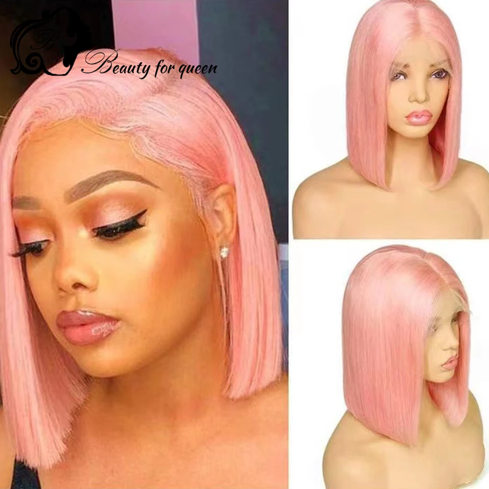 non‑shedding-high-quality-short-bob-synthetic-wig-two‑tone-dark-color-for-office-daily-wear13x4-brazilian-colored-human-hair-wig