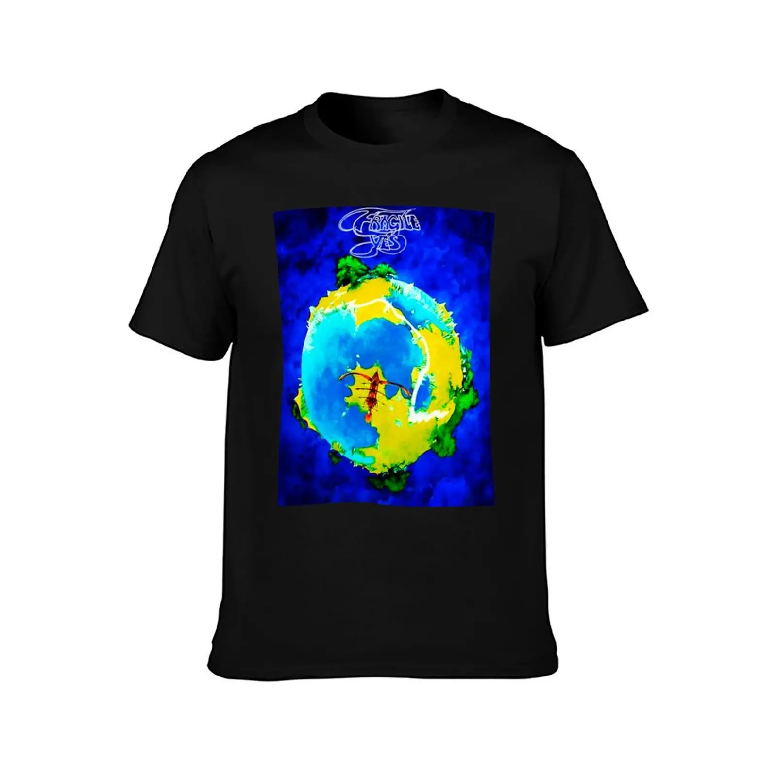 yes fragile progressive T-Shirt Summer Casual Cotton Tee Oversized Streetwear Tops Vintage Graphic Print Unisex Men Women