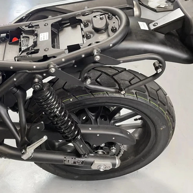 

M0t-rMotorcycle Side Bags Holder Luggage Rack Bars Rack Saddlebag Support Bracket for Honda CL250 CL500 CL300 CL 300 500