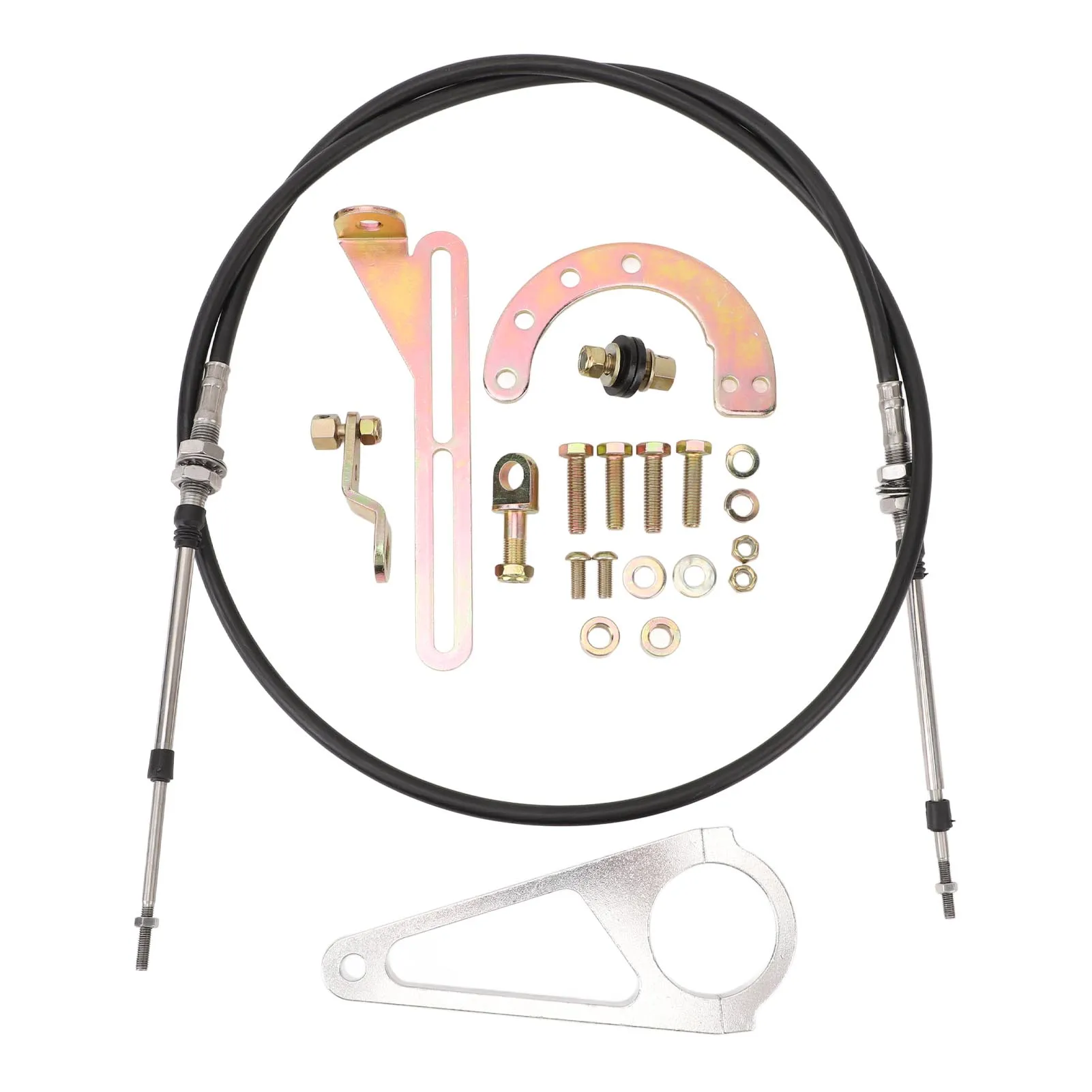 

2in Cable Column Shift Linkage Kit High Strength ACA 1804 for TH350 TH400 700R4 TH200 2004R 4L80E Transmissions Cable ACA 1804