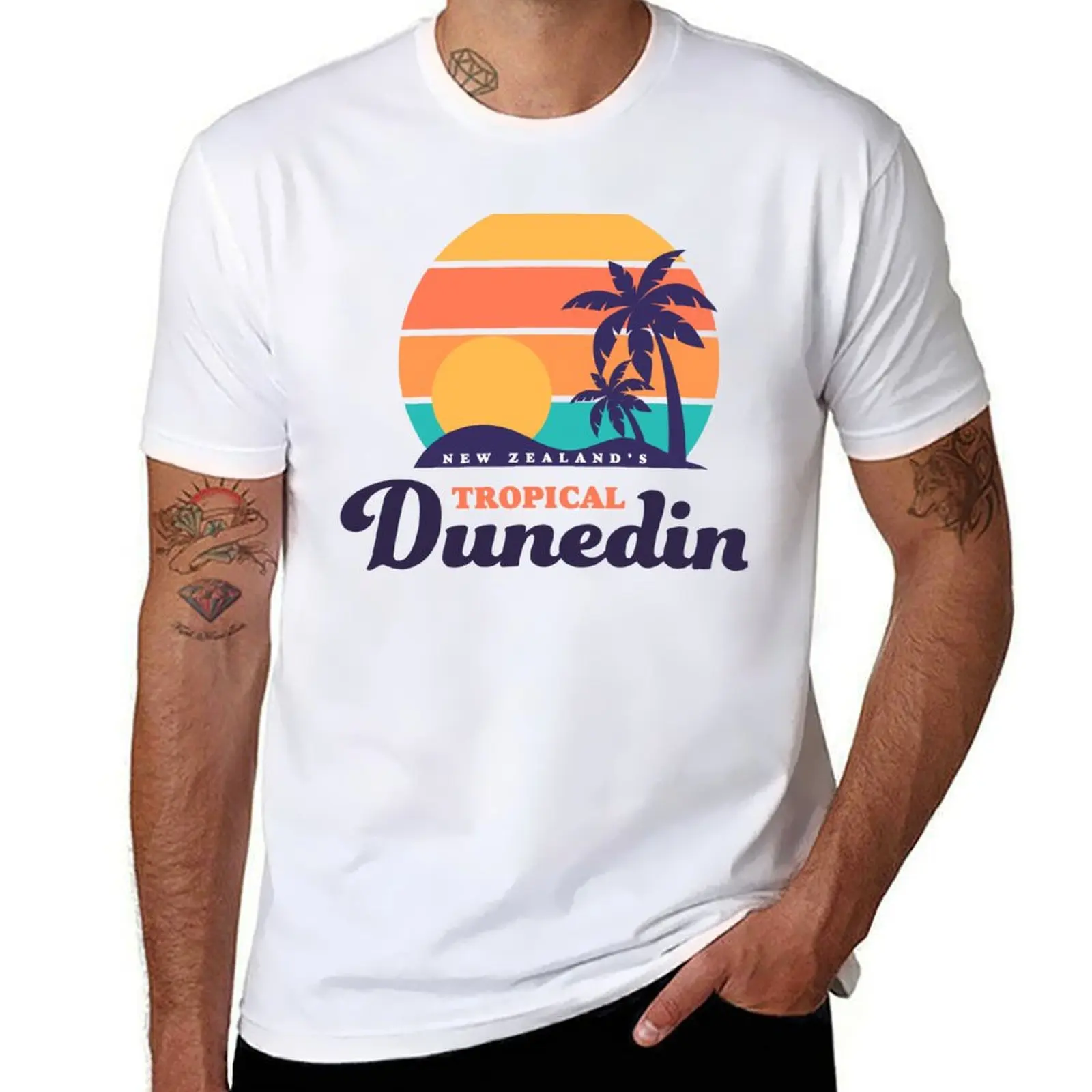 

Dunedin New Zealand T-Shirt man t shirts cotton t shirt man designer T-Shirt