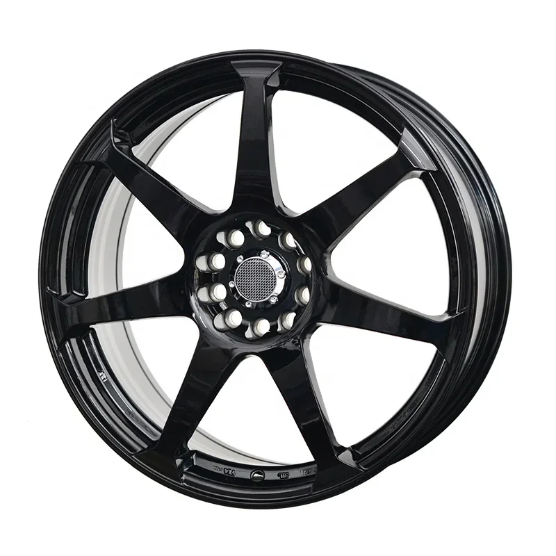 

ready to ship 18inch Made in China producers PCD 5x112 5x110 5x108 Glossy Black alloy wheel rims