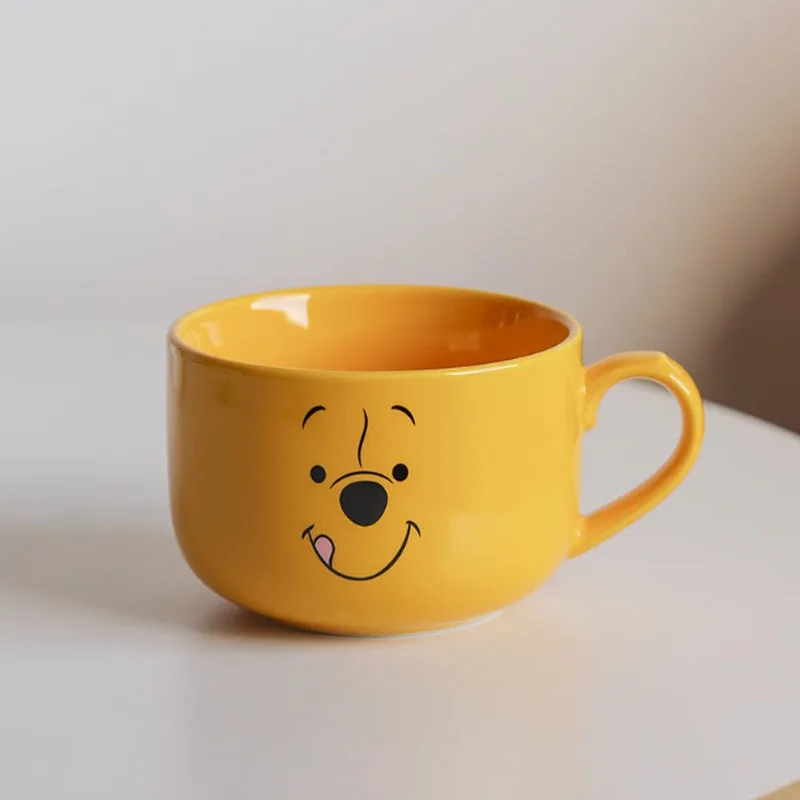 Disney Winnie the Pooh Toy Story Alien Ceramics Mugs Action Figure Toys Ceramics Mugs Cups Home Decoration Model Kids Gifts