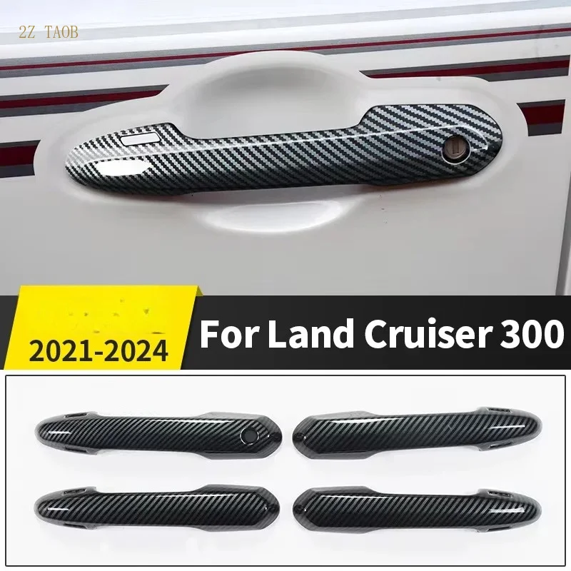 Fit For Toyota Land Cruiser 300 LC300 2021 2022 2024 2025 Outside Door Handles Decoration Exterior upgraded Accessories Styling