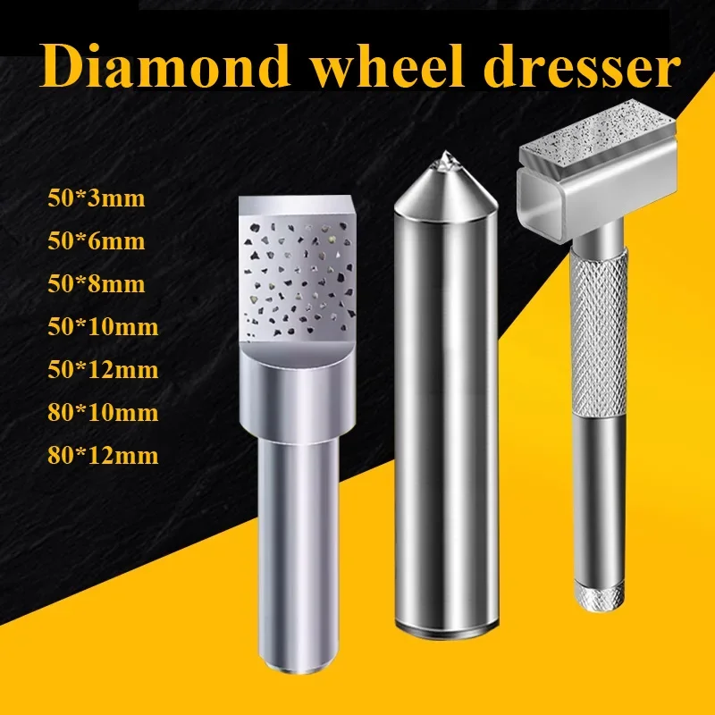 

1PCS Diamond Dresser pen grinding wheel dresser Pointed Diamond Dressing Knife Round square head grinding wheel corrector