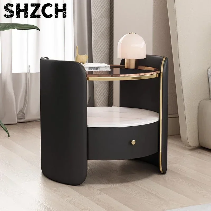 Mesa de noche Reative Beauty, mesita de noche elegante y moderna con cajones, muebles de dormitorio Comodini Camera Letto