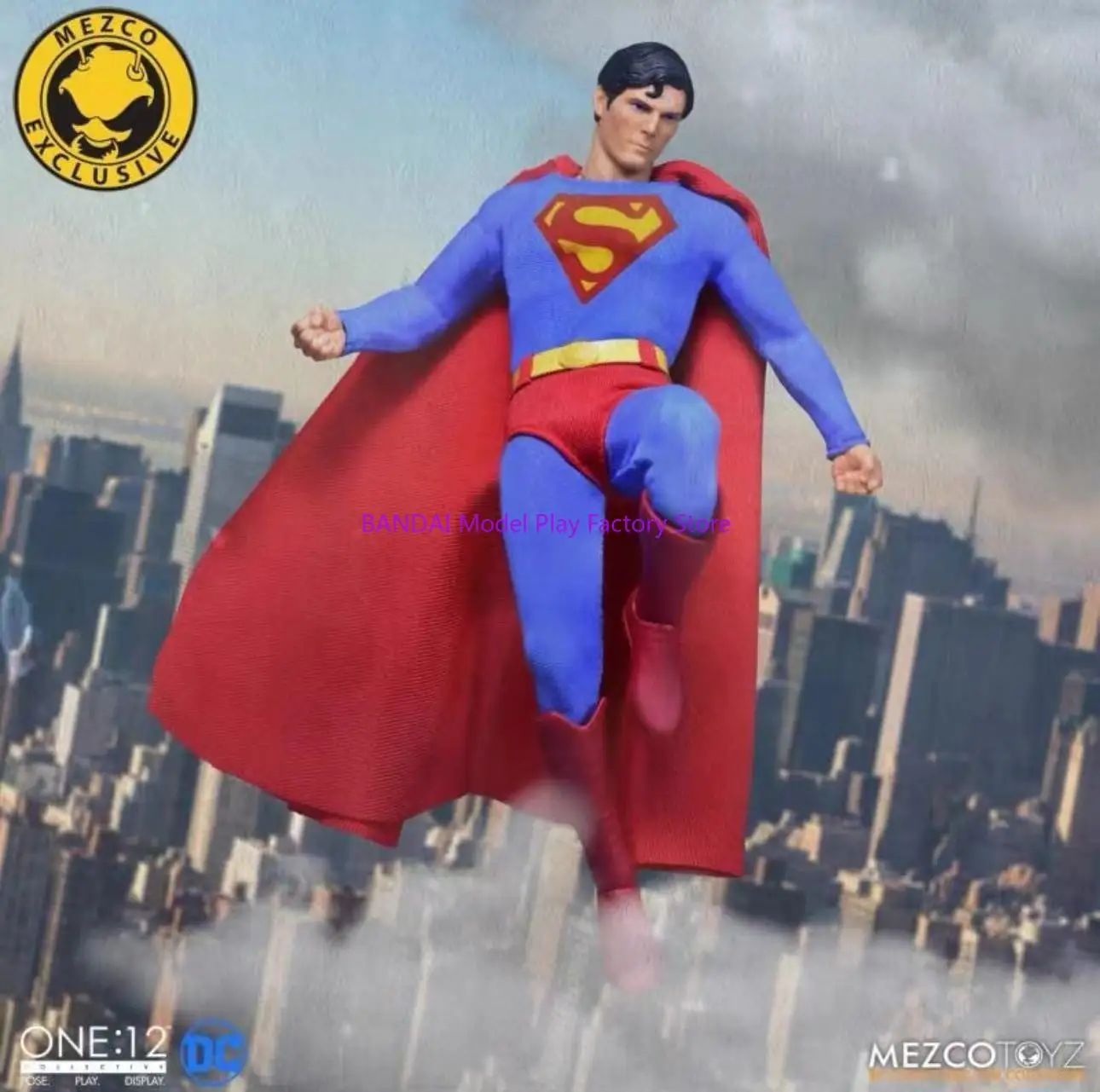 โมเดลฟิกเกอร์ซูเปอร์แมน คลาร์ก เคนท์ ปี 1978 จาก Mezco ONE:12 ของแท้ ของสะสม ของเล่น ของขวัญสำหรับเด็ก