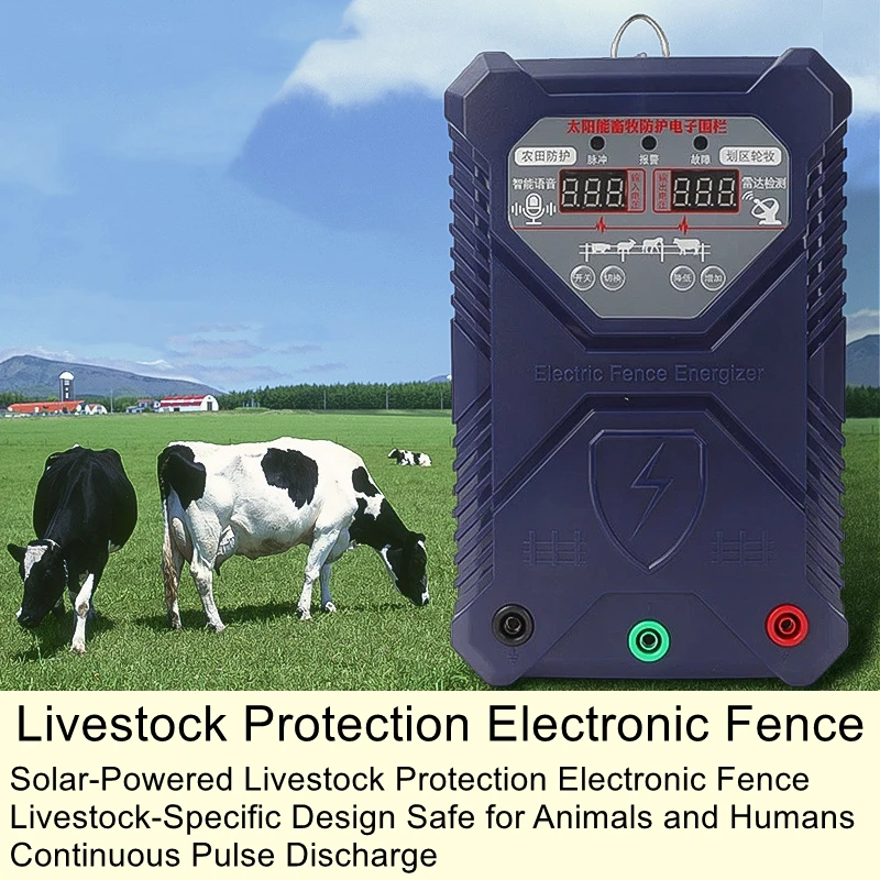 Electric Fence for Livestock Farming: The Ultimate Tool for Cattle, Sheep, Horses, and Pig Farms Pulse Generator
