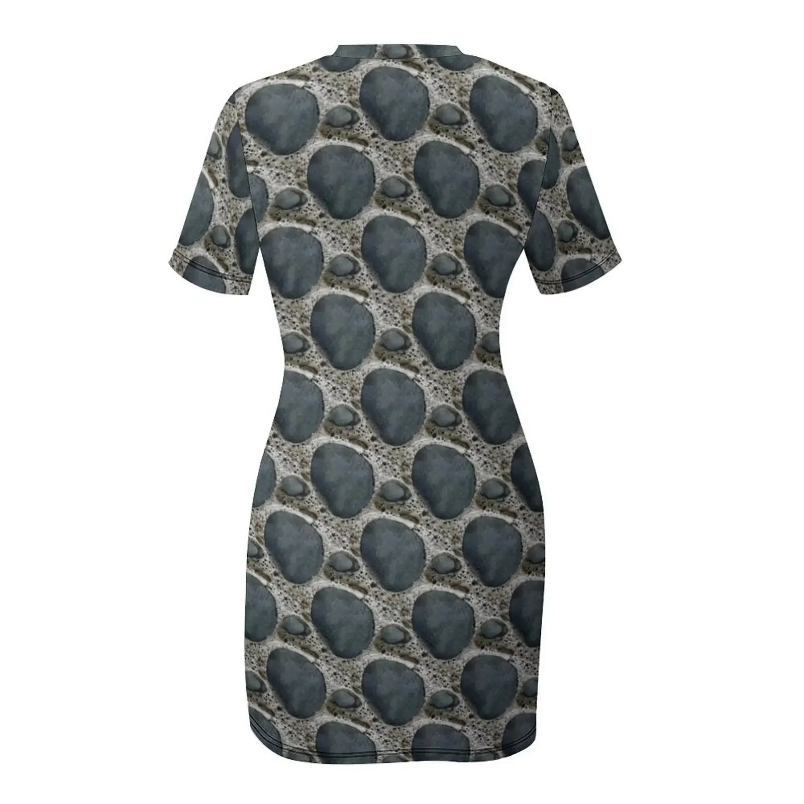 Bubble Rocks Short-Sleeved Dress women's evening dresses women's summer jumpsuit party dresses woman Prom gown Dress