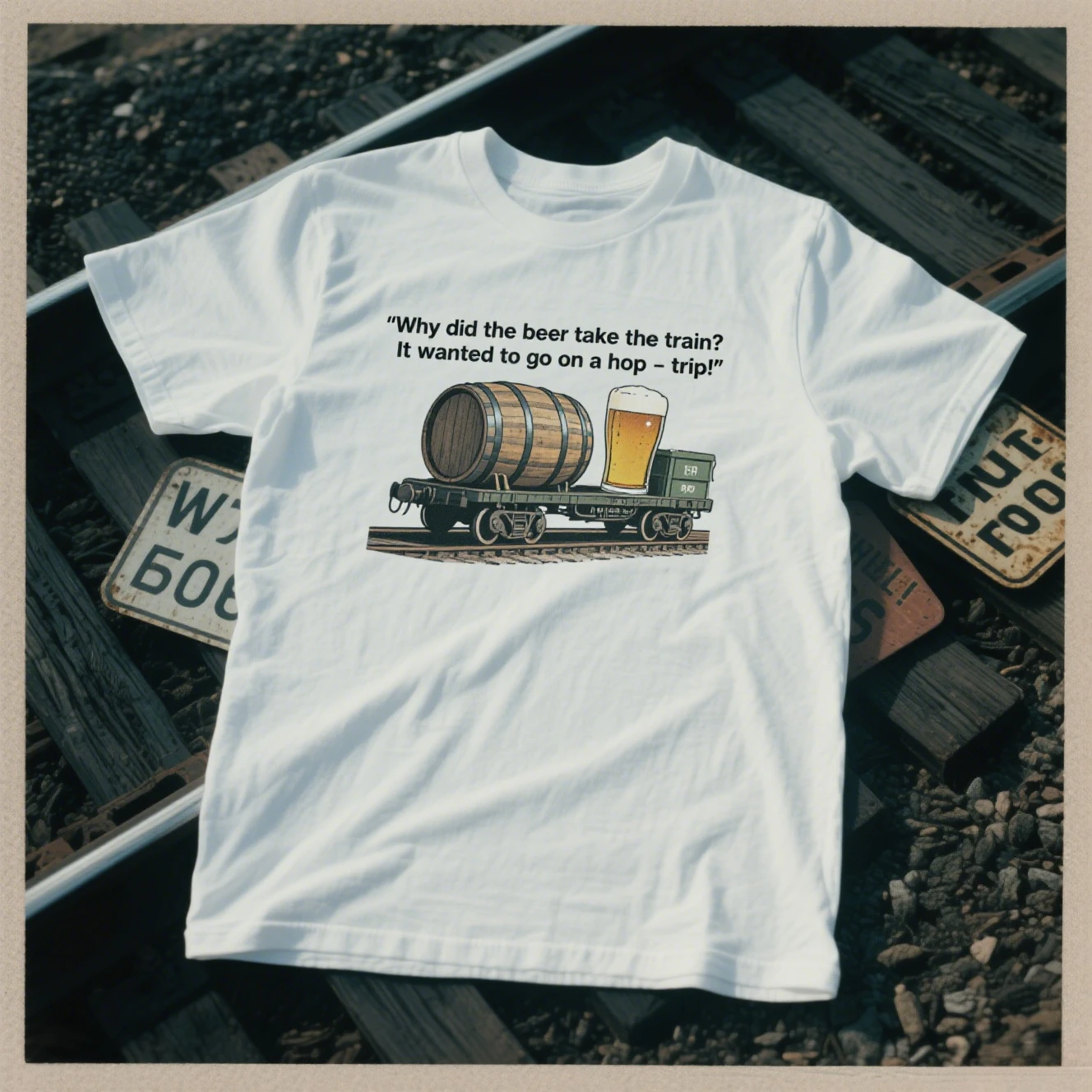 

Beer Time Graphic Printing Summer Luxury Brand Cotton Men's and Women's T-Shirts Short Sleeves Street Fashion Trend Clothing