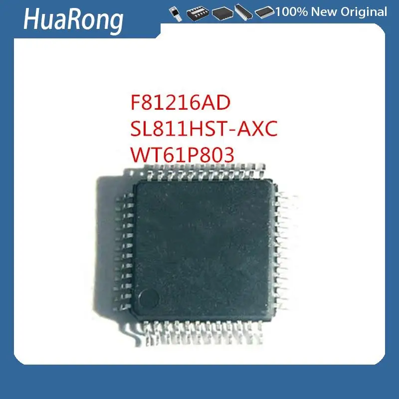 5PCS/LOT     AU6982-F42-GHL-GR    LQFP48      F81216AD    SL811HST-AXC   SLB11HST-AXC    WT61P803   QFP48