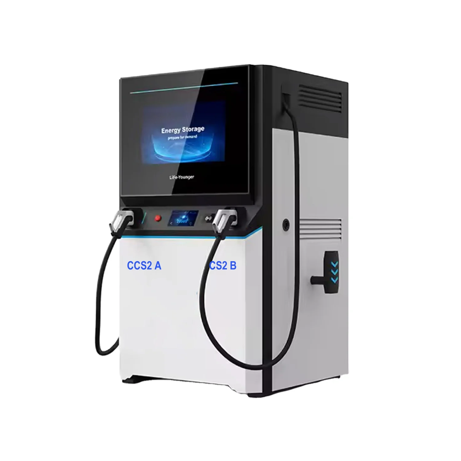 2026 SELL BOMERN Custom Solar Powered DC DC Charger 100kw-180kw EV Charging Station 60kwh-100kw Energy Storage IP54 Protection C