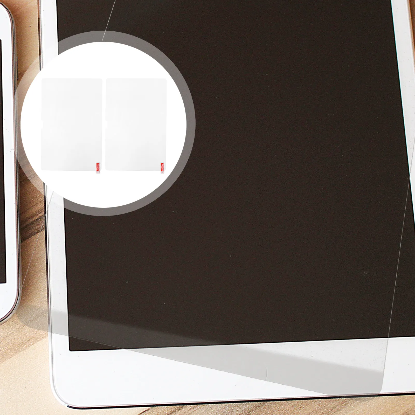 2Pcs Tempered Glass Screen Protector High Definition Full-Screen Film Anti-Scratch Heat Resistant for 7 Inch Tablet Protective