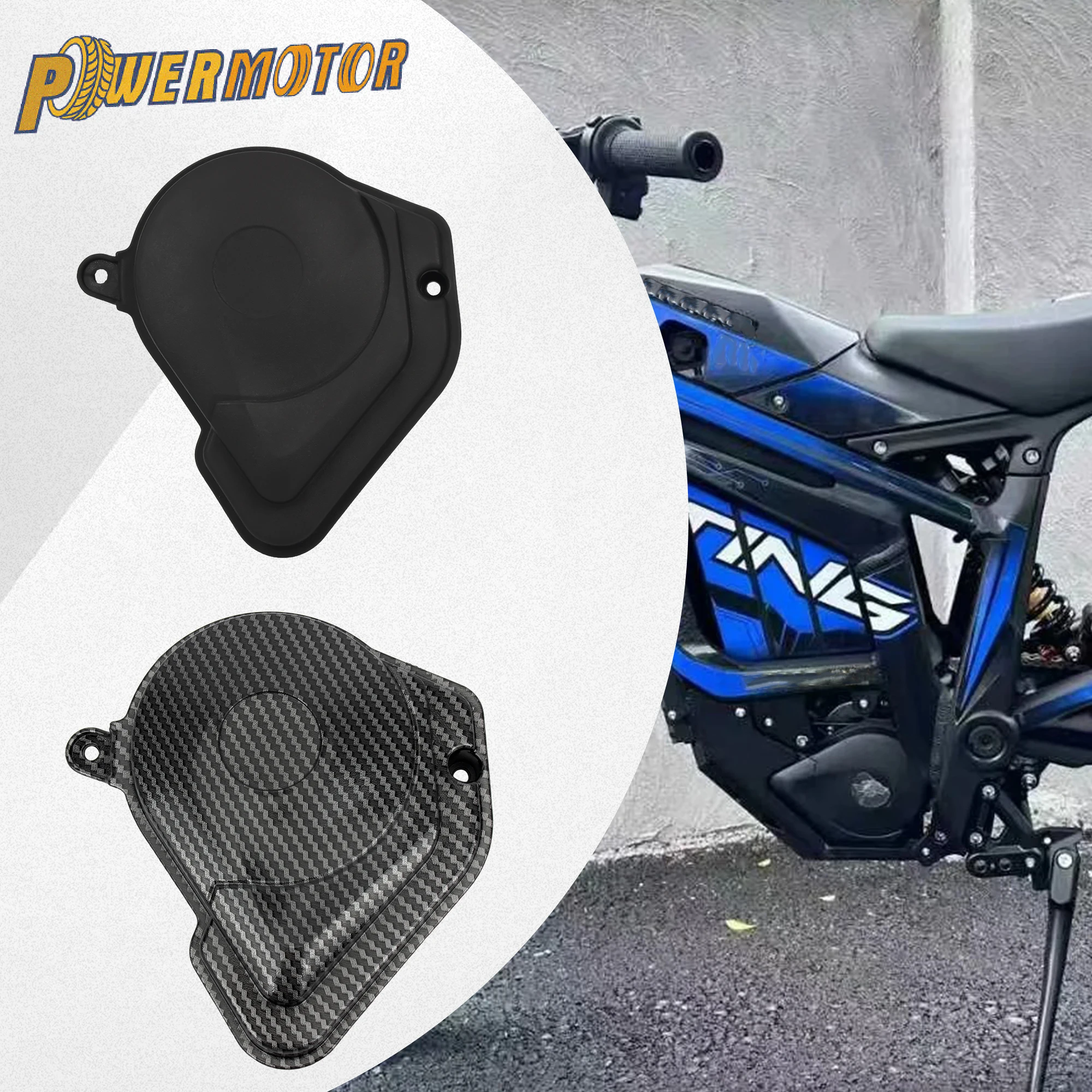 Penutup Magneto Sepeda Motor Penutup Samping Pelindung Kopling Mesin Pompa untuk TALARIA MX3 MX4 MX5 Aksesori Motocross Sepeda Lubang Kotoran E-bike