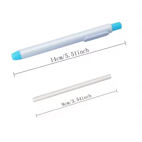 11Pcs/Set New Creative Pen Shape Press Type Pencil Eraser with Replaceable Core Sketching Painting Writing Erase Supplies - Image 6