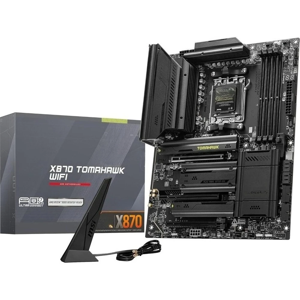 AMD Ryzen AM5 ATX Gaming Motherboard DDR5 PCIe 5.0 M.2 Gen5 SATA 6Gb/s USB 40Gbps    DP Wi-Fi 7 Bluetooth 5.4 5Gbps