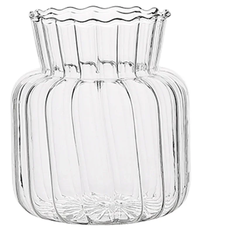 

Transparent Modern Vase Flowers Table Bedroom Desk Vase Terrarium Floor Art Macetas Para Plantas Vase Decoration Home Design