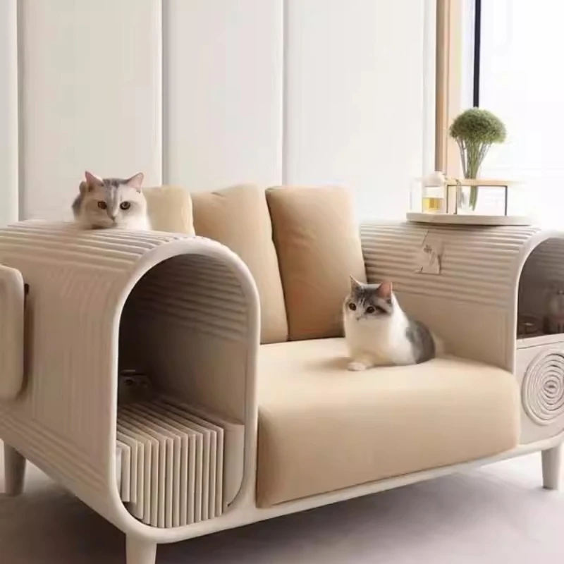 

Cat and dog kennel sofa all-in-one all-season universal bite-resistant and easy to clean warm mat humans