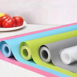 Reusable Shelf Cover Liners Cabinet Mat Drawer Mat Moisture-Proof Waterproof Dust Anti-Slip Fridge Kitchen Table Pad Paper