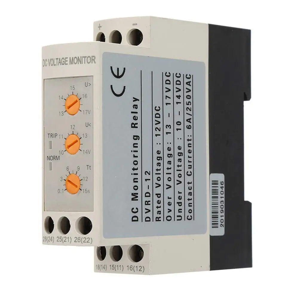 Undervoltage Overvoltage Protection Relay Voltage Protection Protector DVRD-12 DVRD-24 DVRD-36 DVRD-48 Electrical Equipment