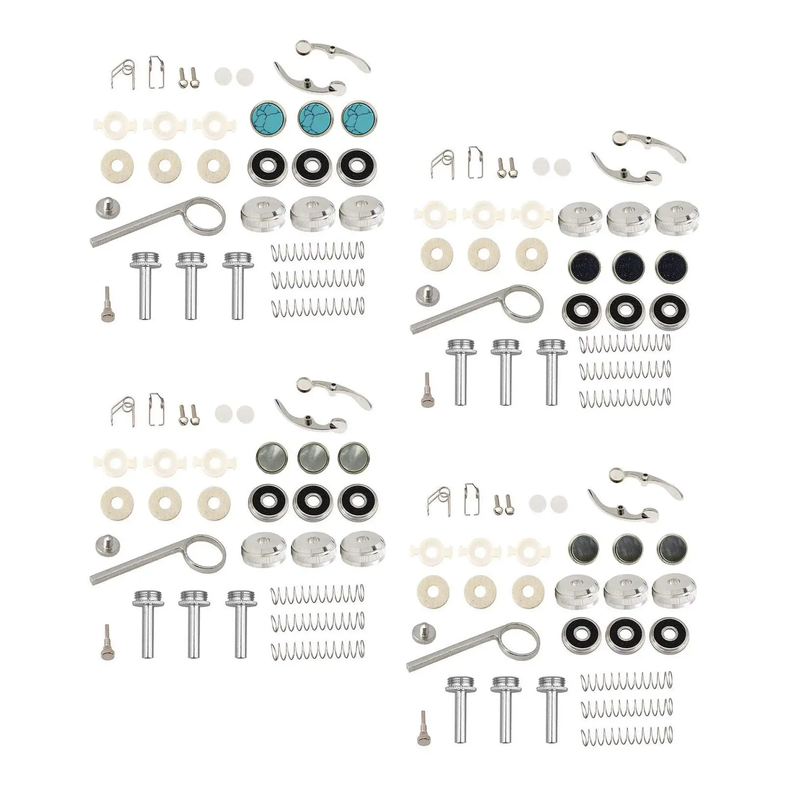 

Trumpet Maintenance Kit Metal Component Trumpet Accessory for Fixing and Replacing Damaged or Old Parts