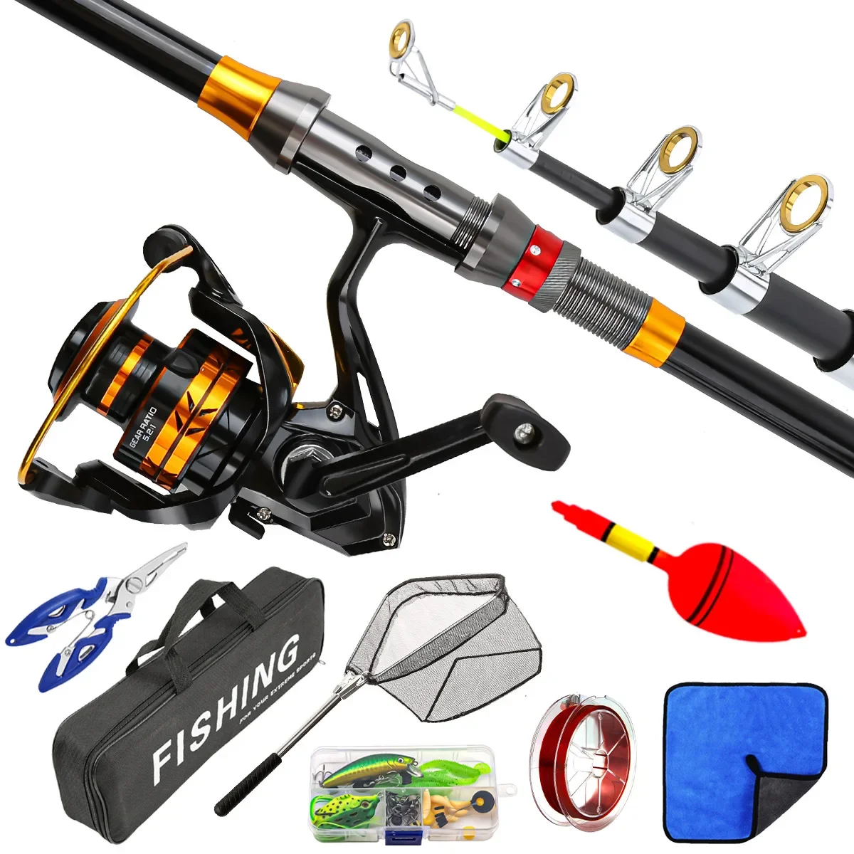 

Снасти для морской рыбалки для начинающих, набор удочек для дальнего метания — универсальные рыболовные принадлежности для прямых игр