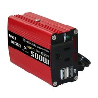 500W DC to AC Power Converter DC 12V to 110V 220V AC Car Inverter Automatic Transformer With Dual USB Car Adapter