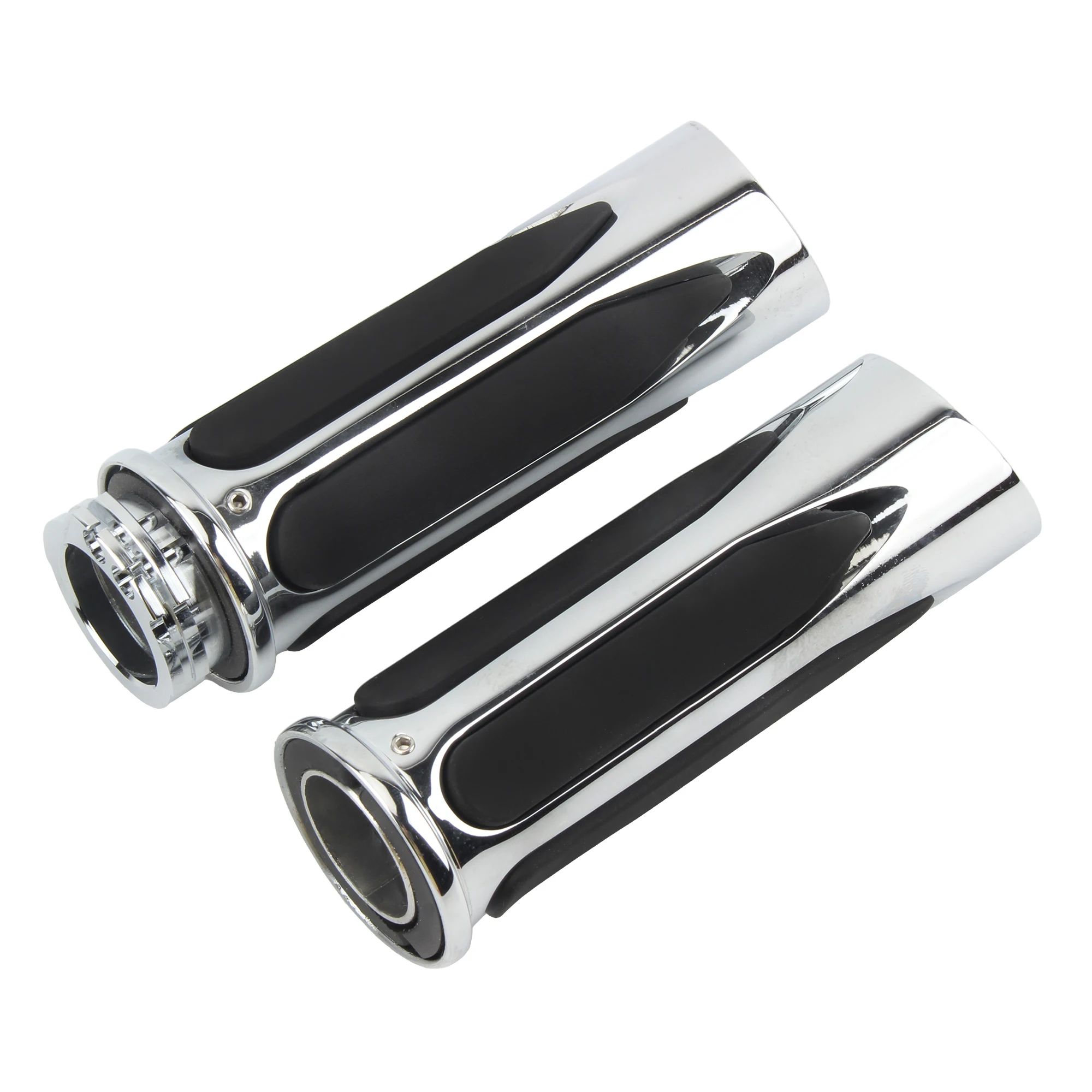 Motorcycle Grips 7/8\'\' Air Cushioned Hand Throttle for Harley Sportster Dyna 883 1200 Honda Accessories Universal Cafe Racer