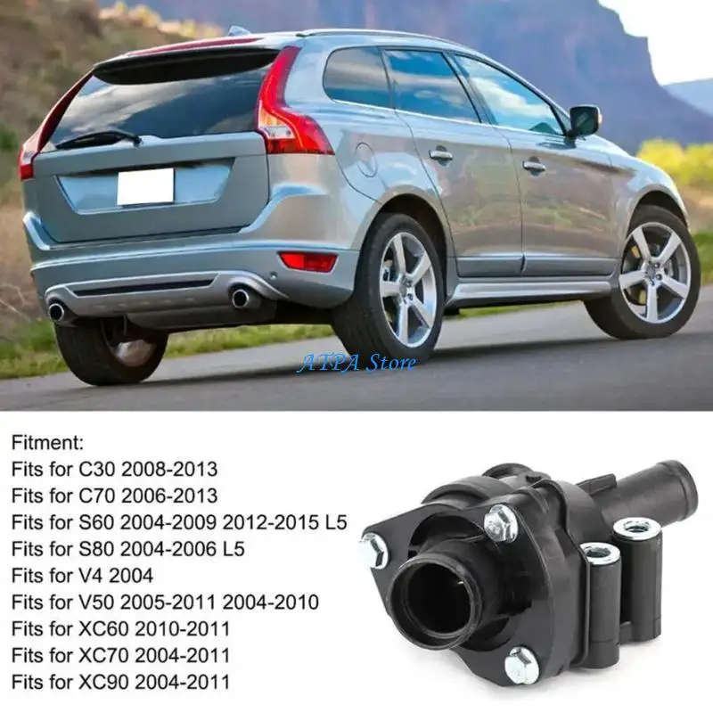 U13C для C70 Термостата для охлаждающей жидкости с корпусом корпуса 31319606 31411151