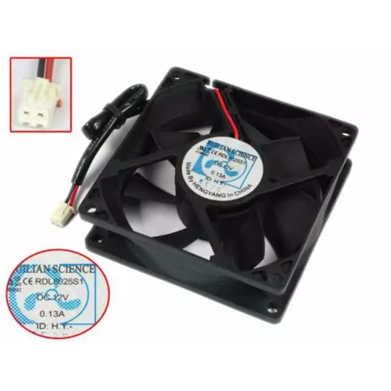 

RUILIAN RDL8025S1 DC 12 В 0,13 А 80x80x25 мм 2-проводной охлаждающий вентилятор для сервера
