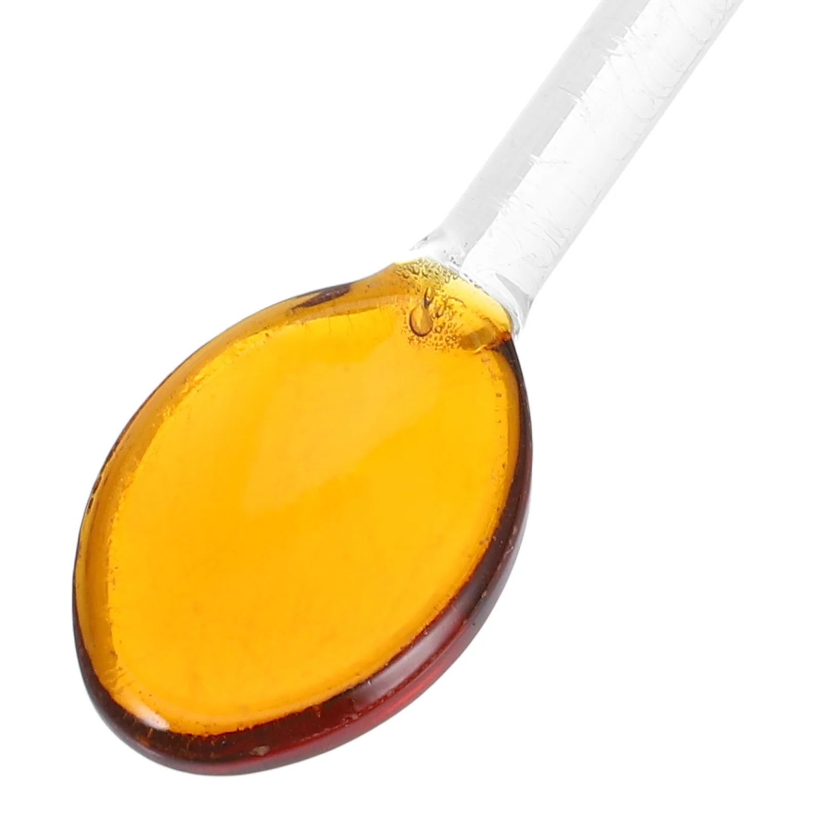 

5Pcs Glass Stirring Spoon Long Coffee Spoons for Tea Dessert Honey Ice Cream Reusable Smooth Surface Mixing Scoop